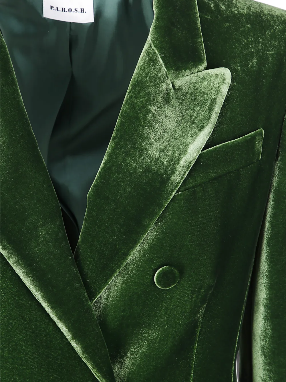 P.A.R.O.S.H. Blazer met dubbele rij knopen Groen