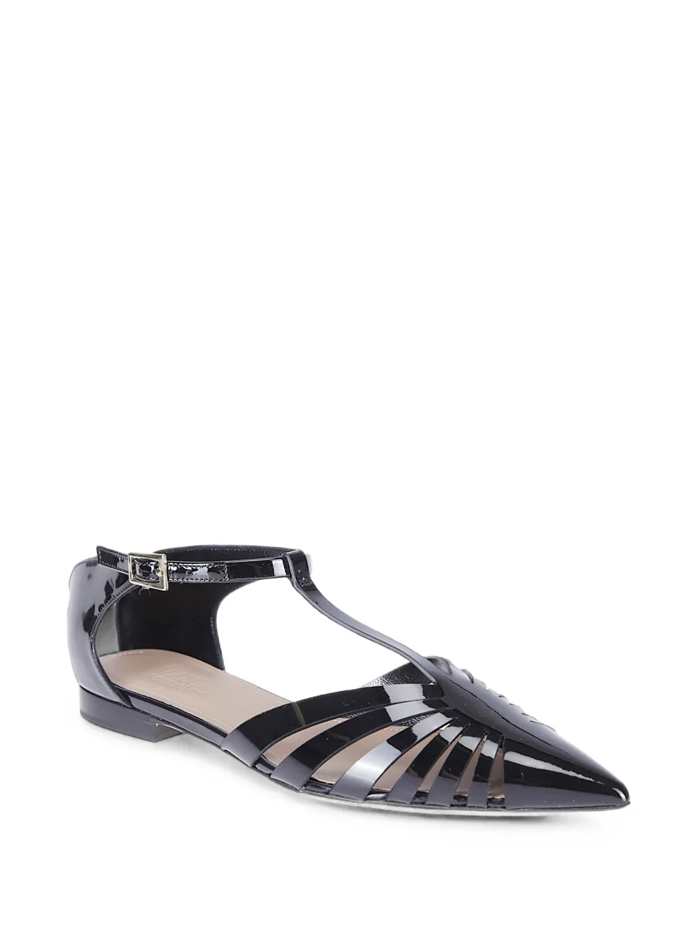 Malone Souliers Jennifer flat mules Zwart