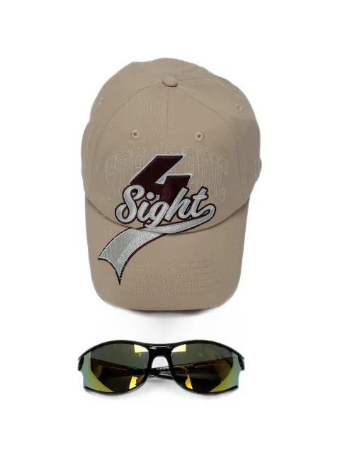 KAP Company Vision embroidered sunglasses and baseball cap (set of two)