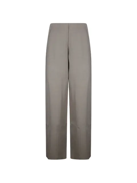 M.S.M. pressed-crease tailored trousers