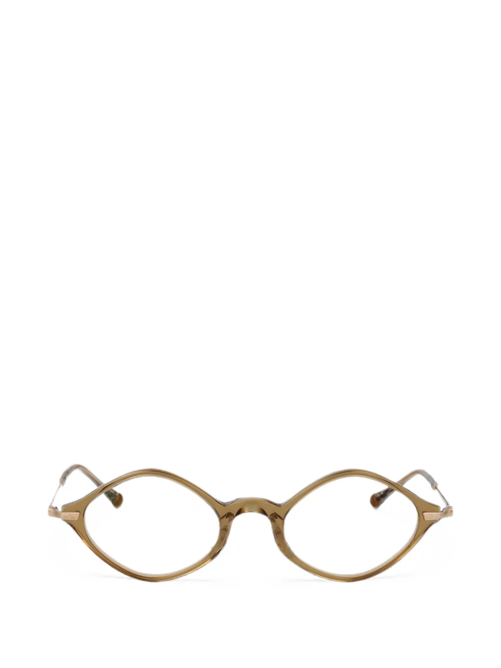 Matsuda M2066 geometric-frame glasses - Marrone