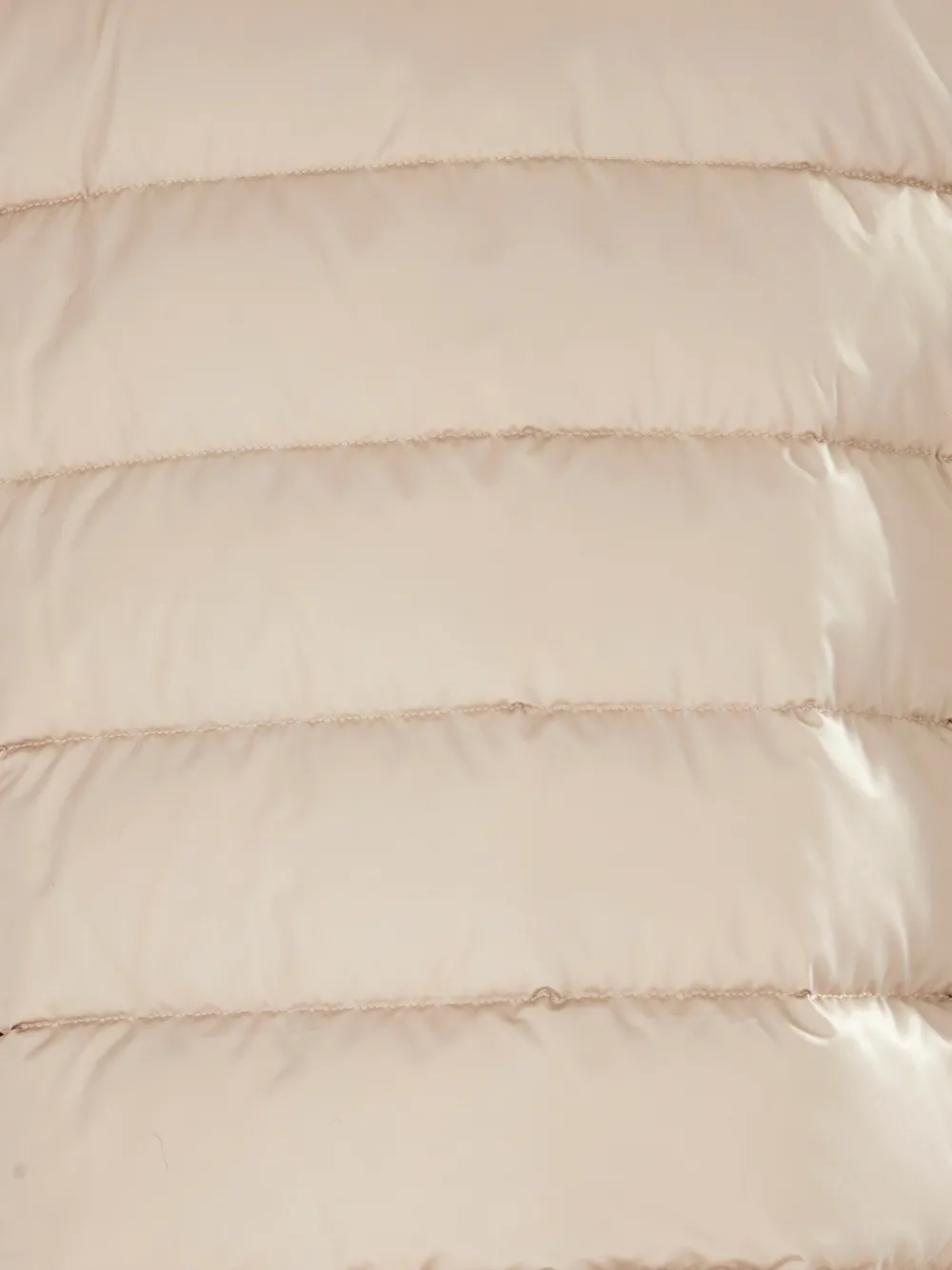 Moorer Argentea gewatteerd jack met trechterhals Beige