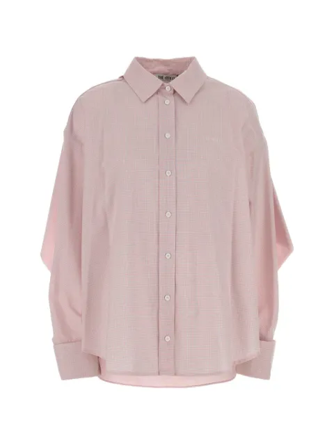 The Attico white and pink shirt