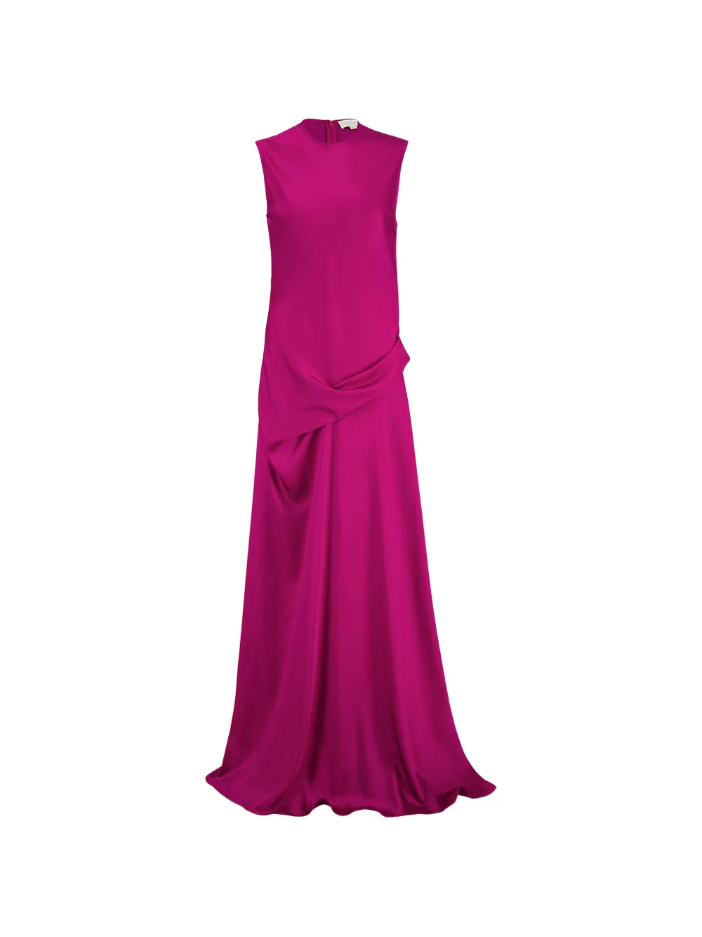 Stella Mccartney Draped Satin Gown In Pink