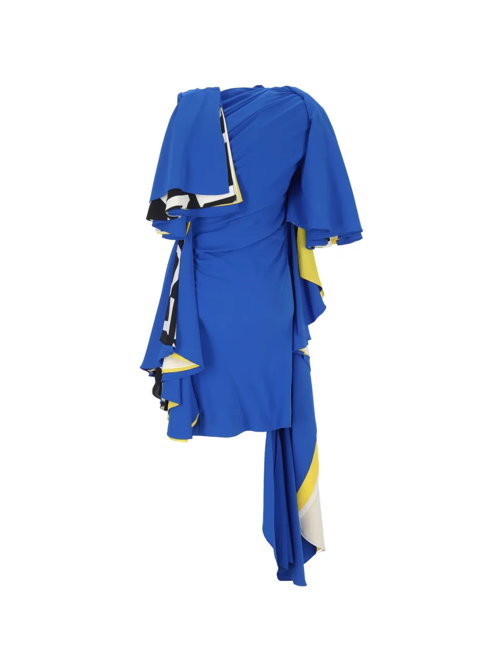 LOEWE Jurk van stretch viscose Blauw