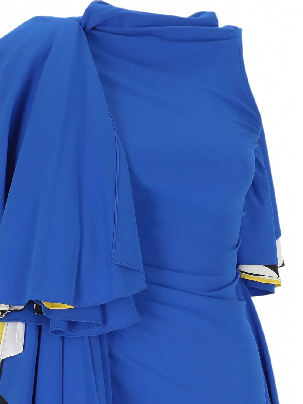 LOEWE Jurk van stretch viscose Blauw