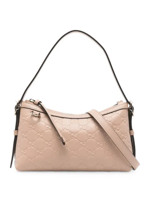 Gucci small GG-embossed leather tote bag