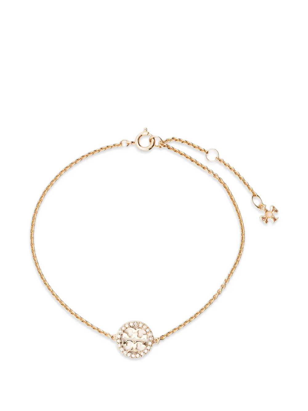 Tory Burch Icon pavé chain bracelet - Gold