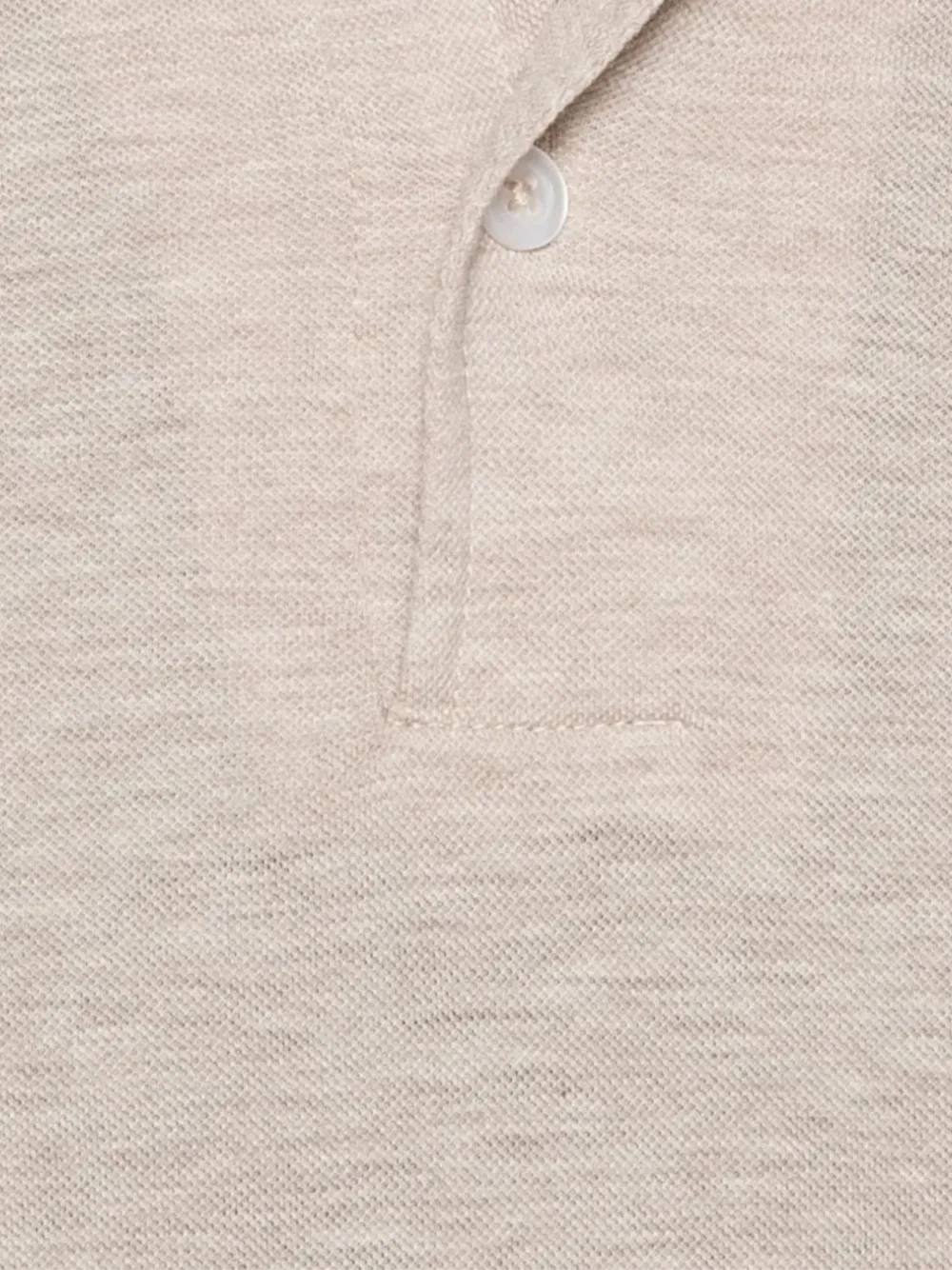 Barba Poloshirt met korte mouwen Beige