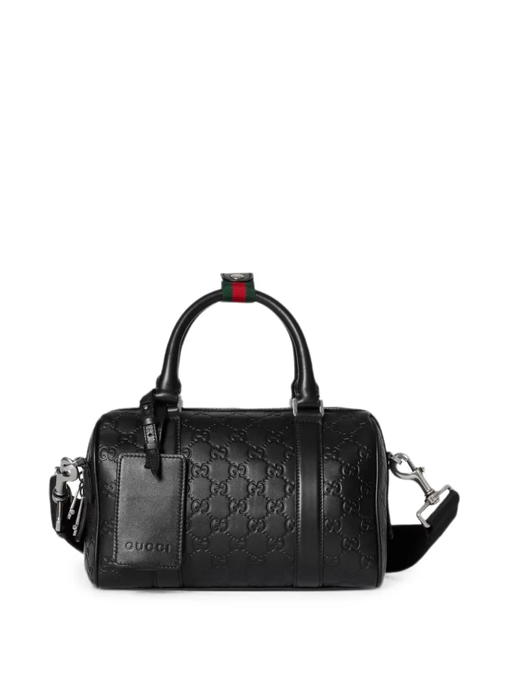 Gucci GG emblem small duffle bag - Schwarz