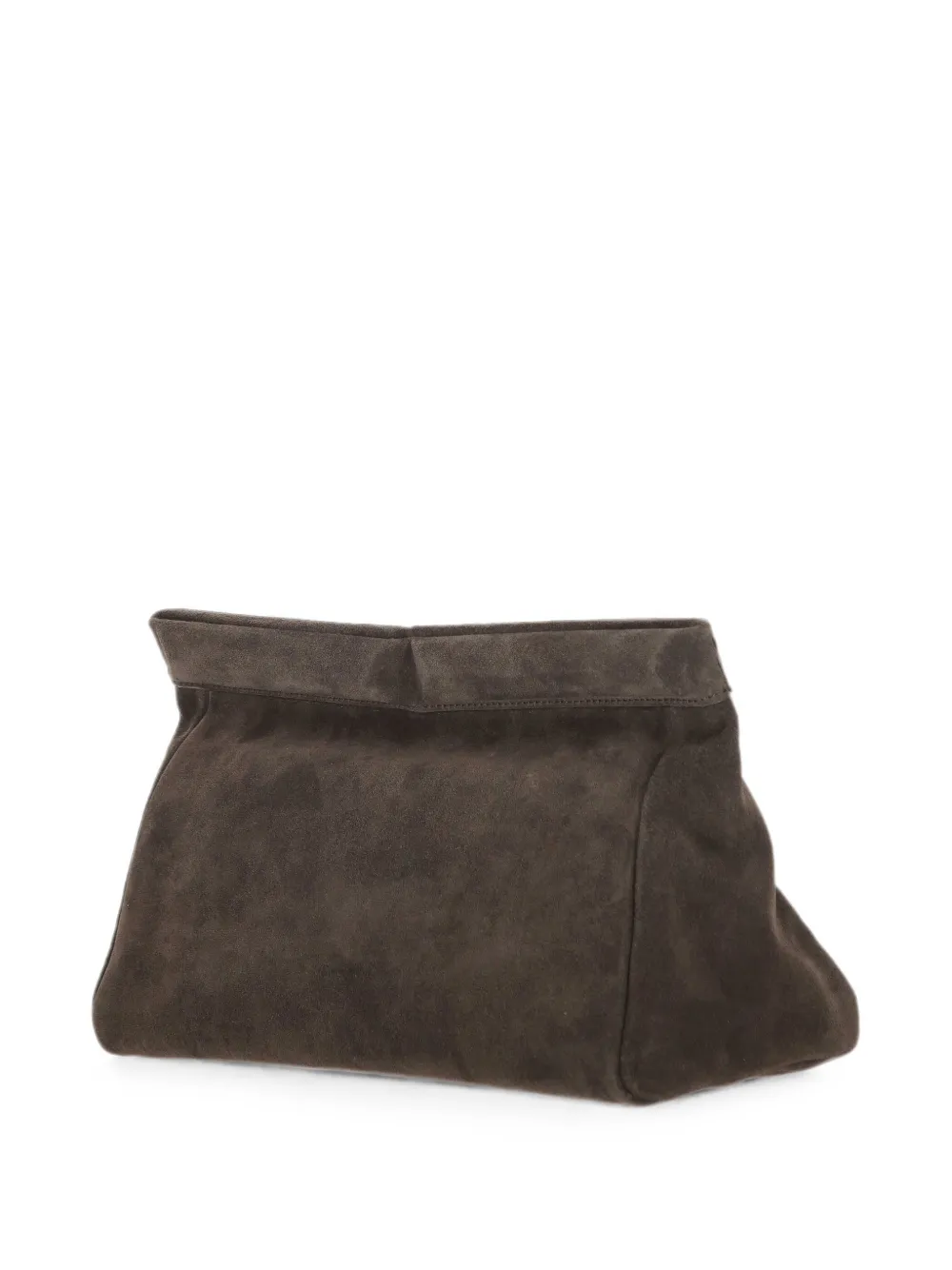 ARMARIUM Clutch Eloisa in pelle scamosciata - Marrone