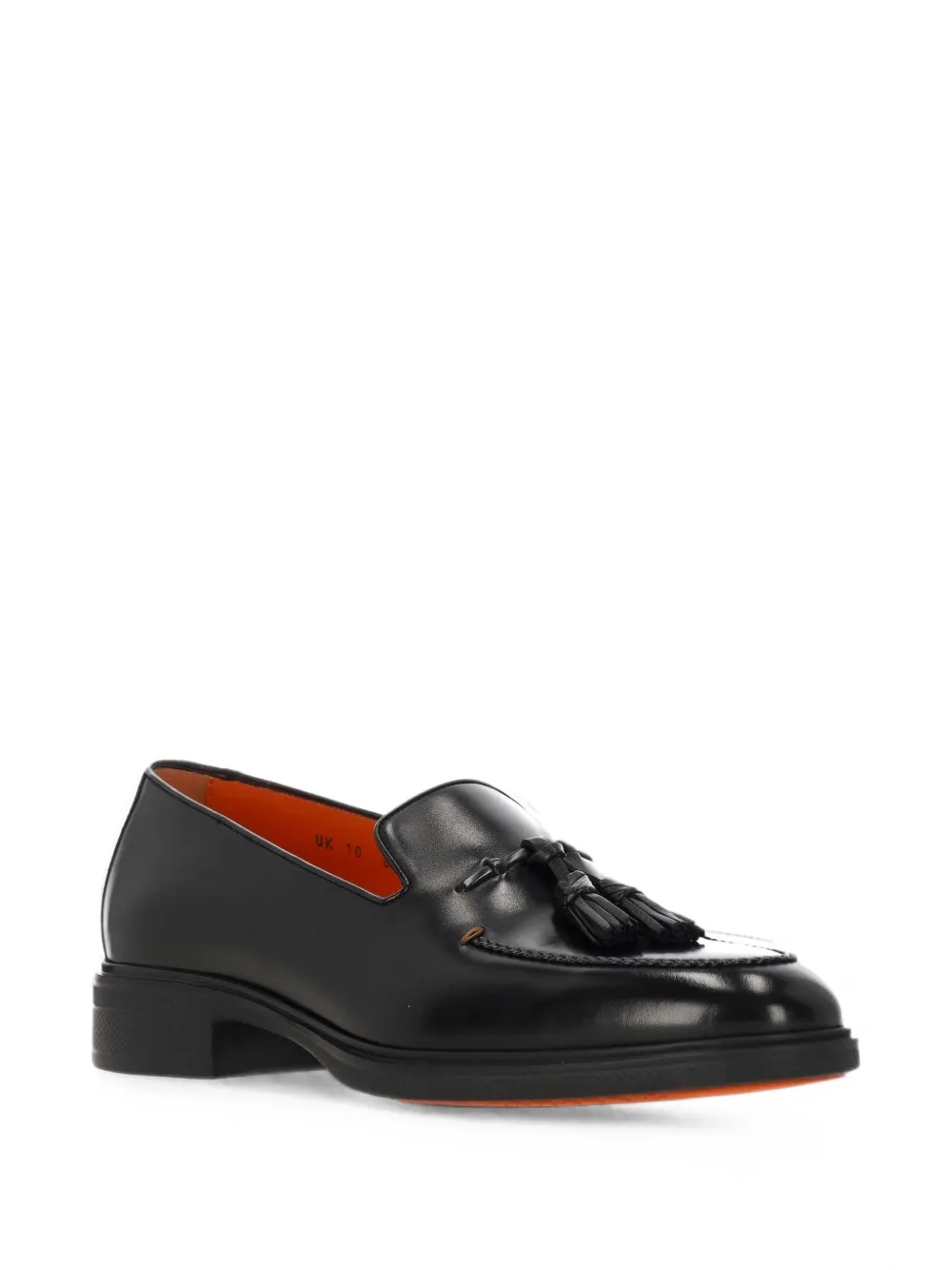 Santoni tassel-detail loafers Zwart