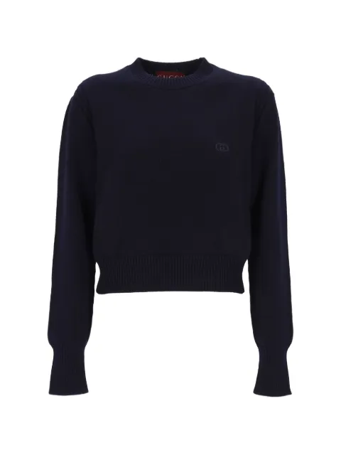 Gucci sudadera de algodón con bordado
