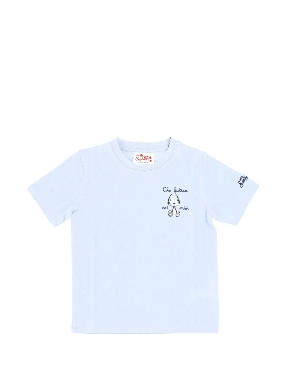 MC2 Saint Barth Kids x Snoopy Portofino T-shirt Blauw