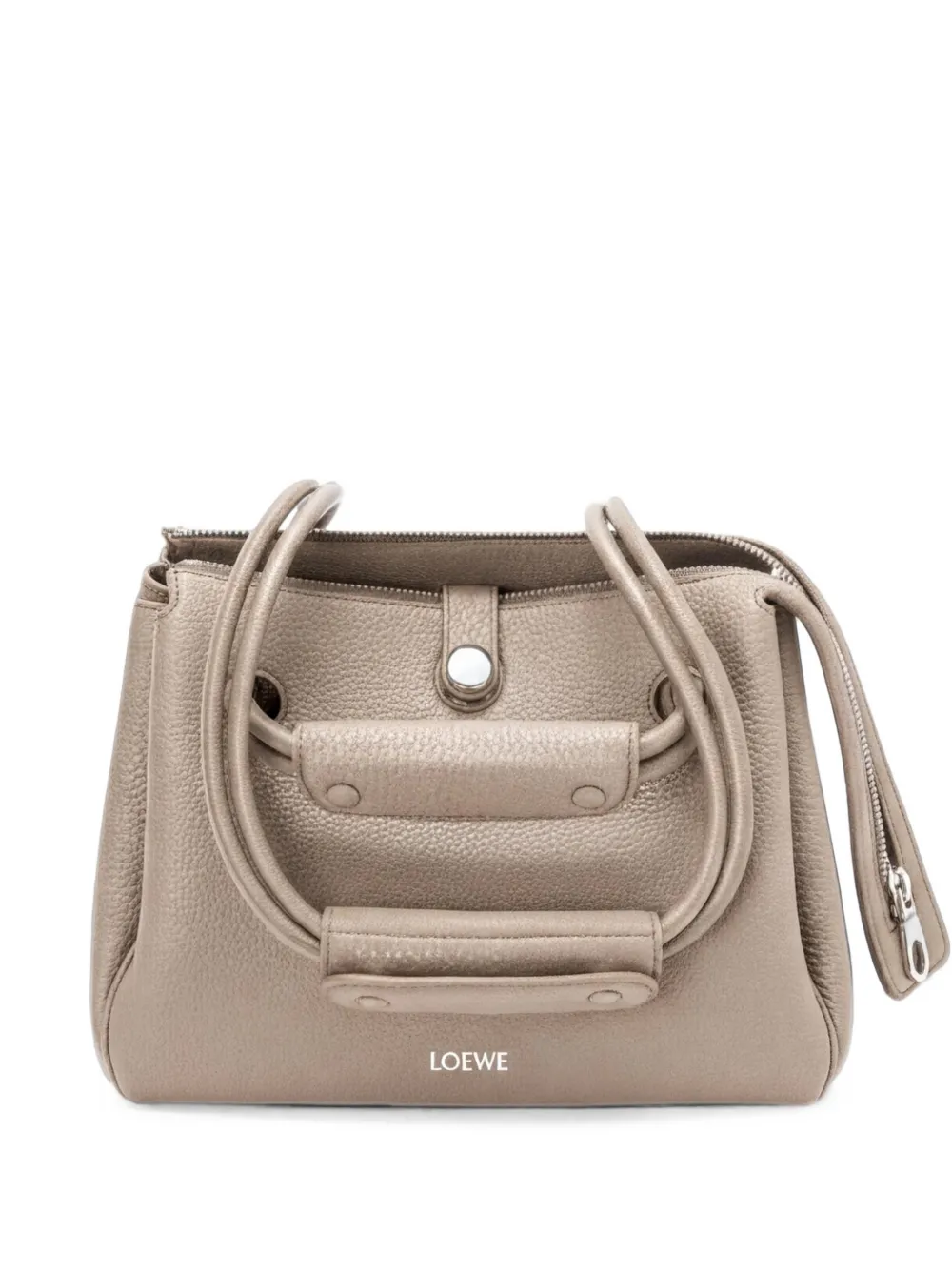 LOEWE small Madrid bag in supple grained calfskin - Toni neutri