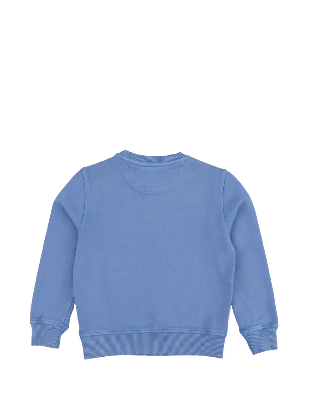 MC2 Saint Barth Kids Sweater met logopatch Blauw
