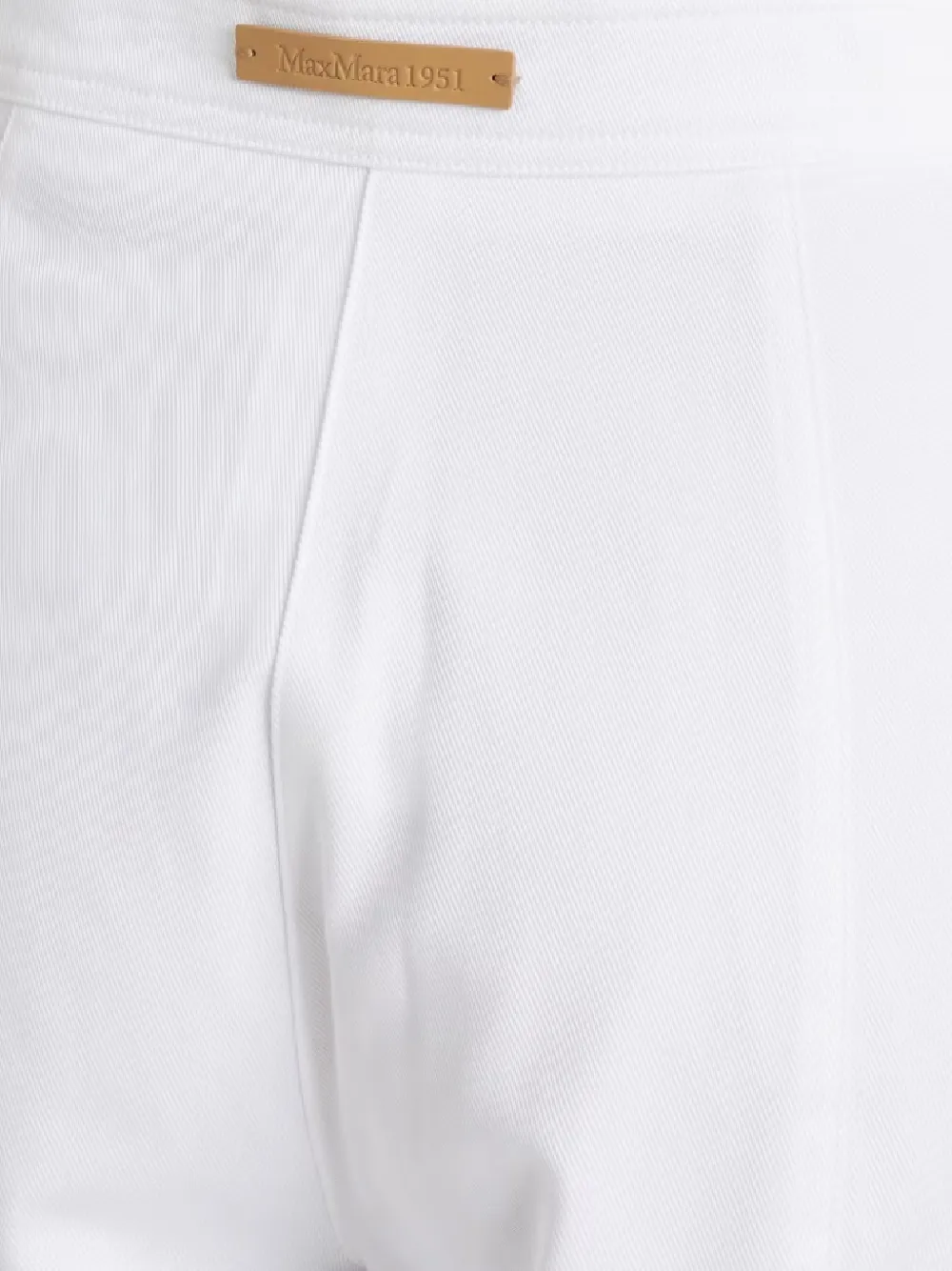 Max Mara Stretch katoenen broek Wit
