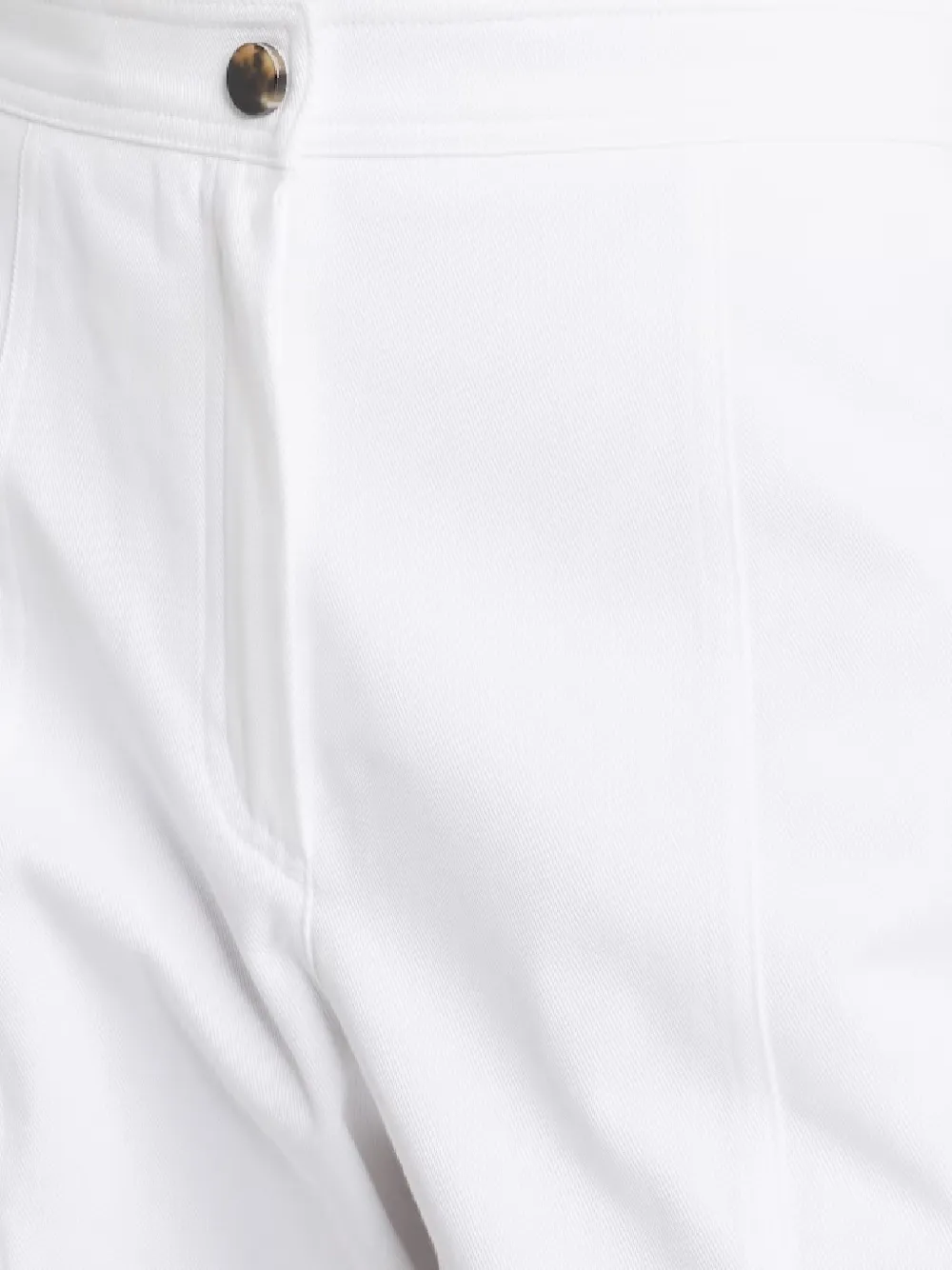 Max Mara Stretch katoenen broek Wit