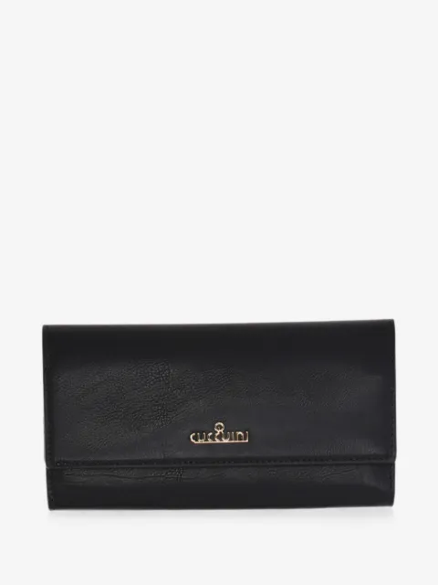 GIANNI CUCCUINI logo-plaque foldover wallet