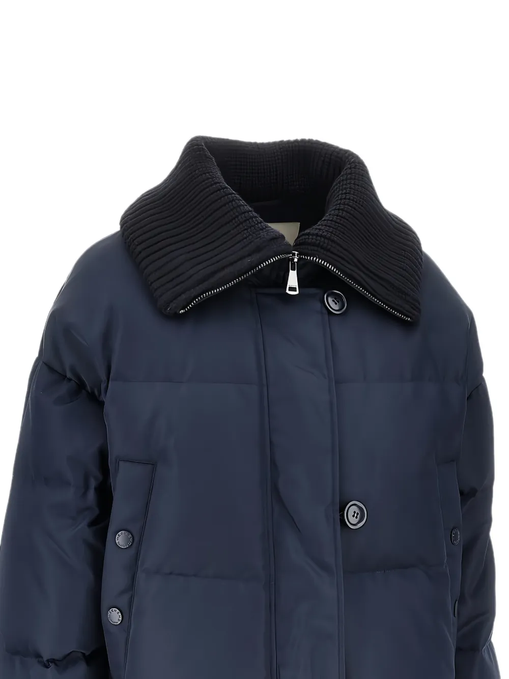 Weekend Max Mara Waterafstotend donsjack van technische twill Blauw