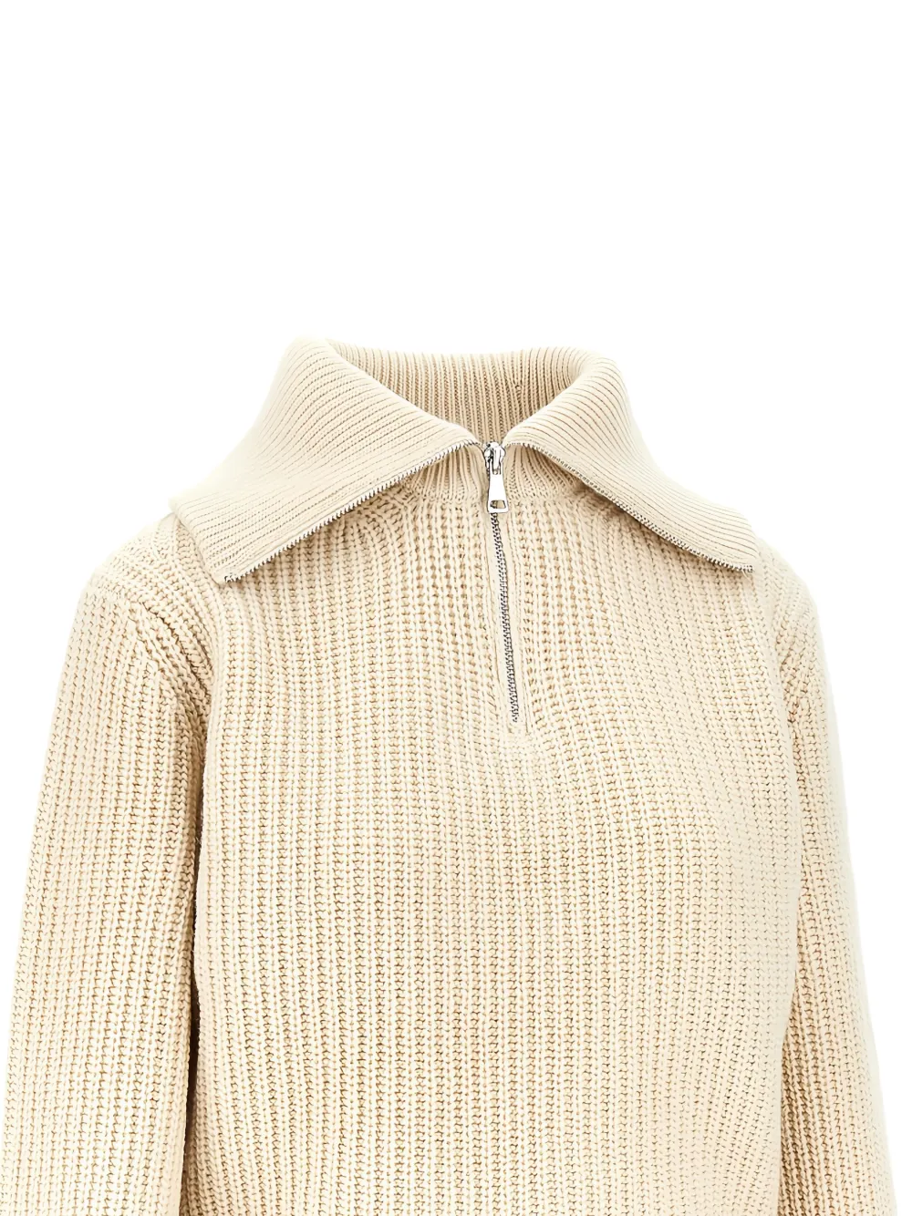 Weekend Max Mara Wollen coltrui met rits Beige