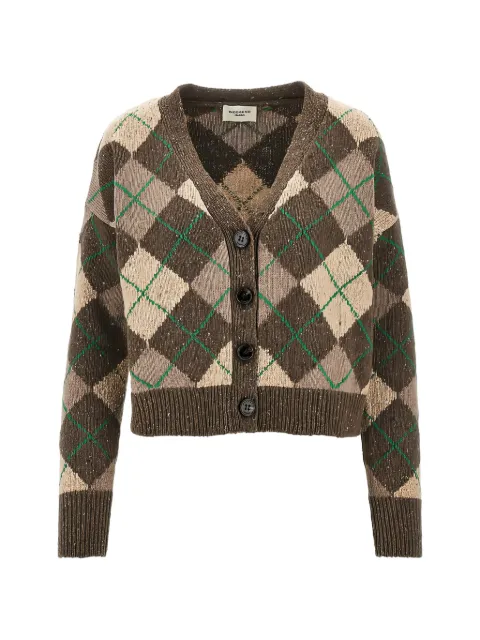 Weekend Max Mara cárdigan de punto de rombos con botones