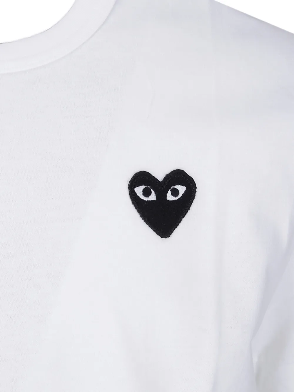 Comme Des Garçons Play T-shirt met logo-print Wit