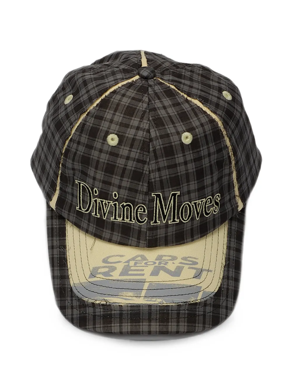 KAP Company Tabloid frayed-edge baseball cap
