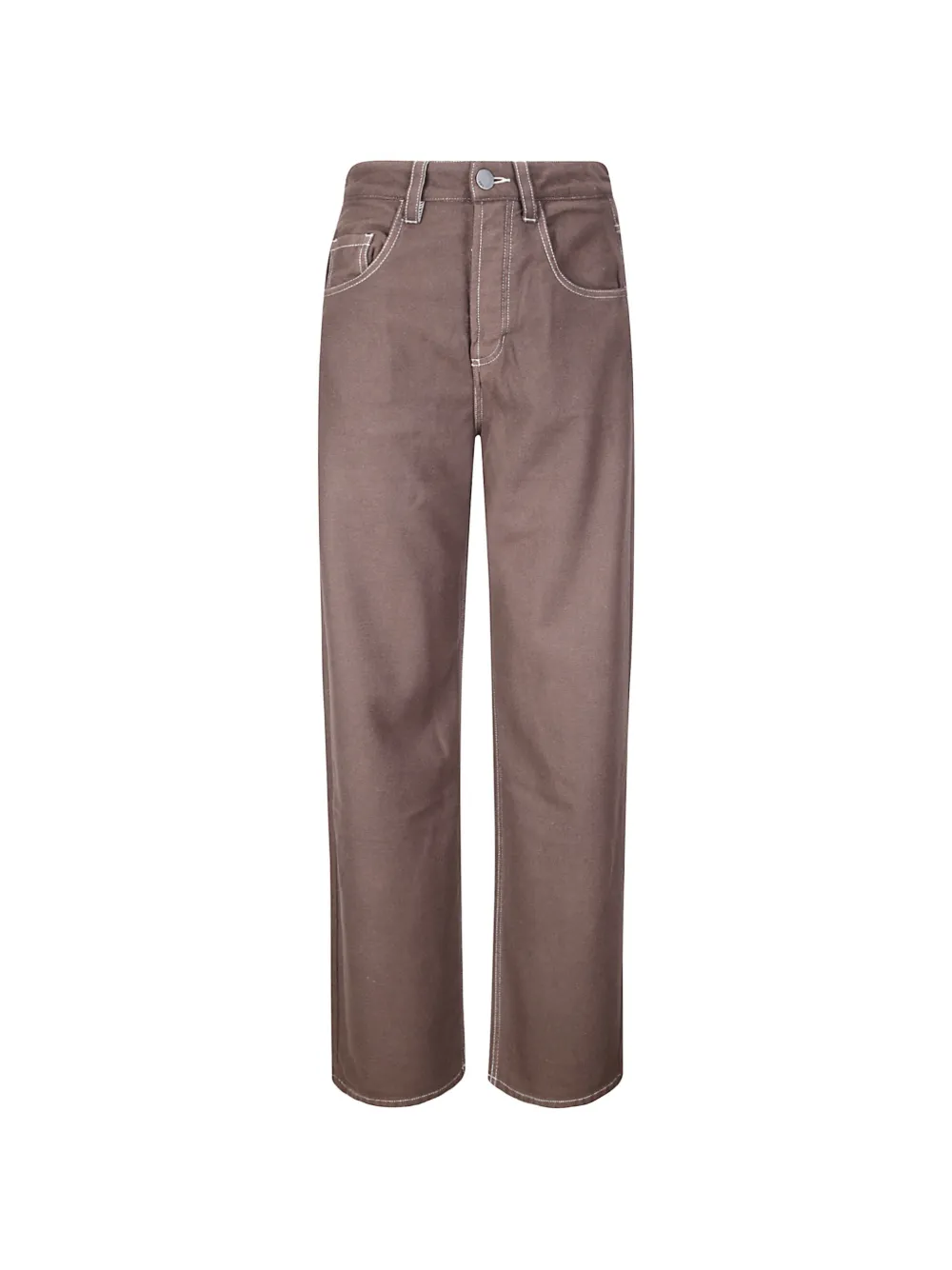 Uma Wang Phyllis Straight Trousers In Animal Print