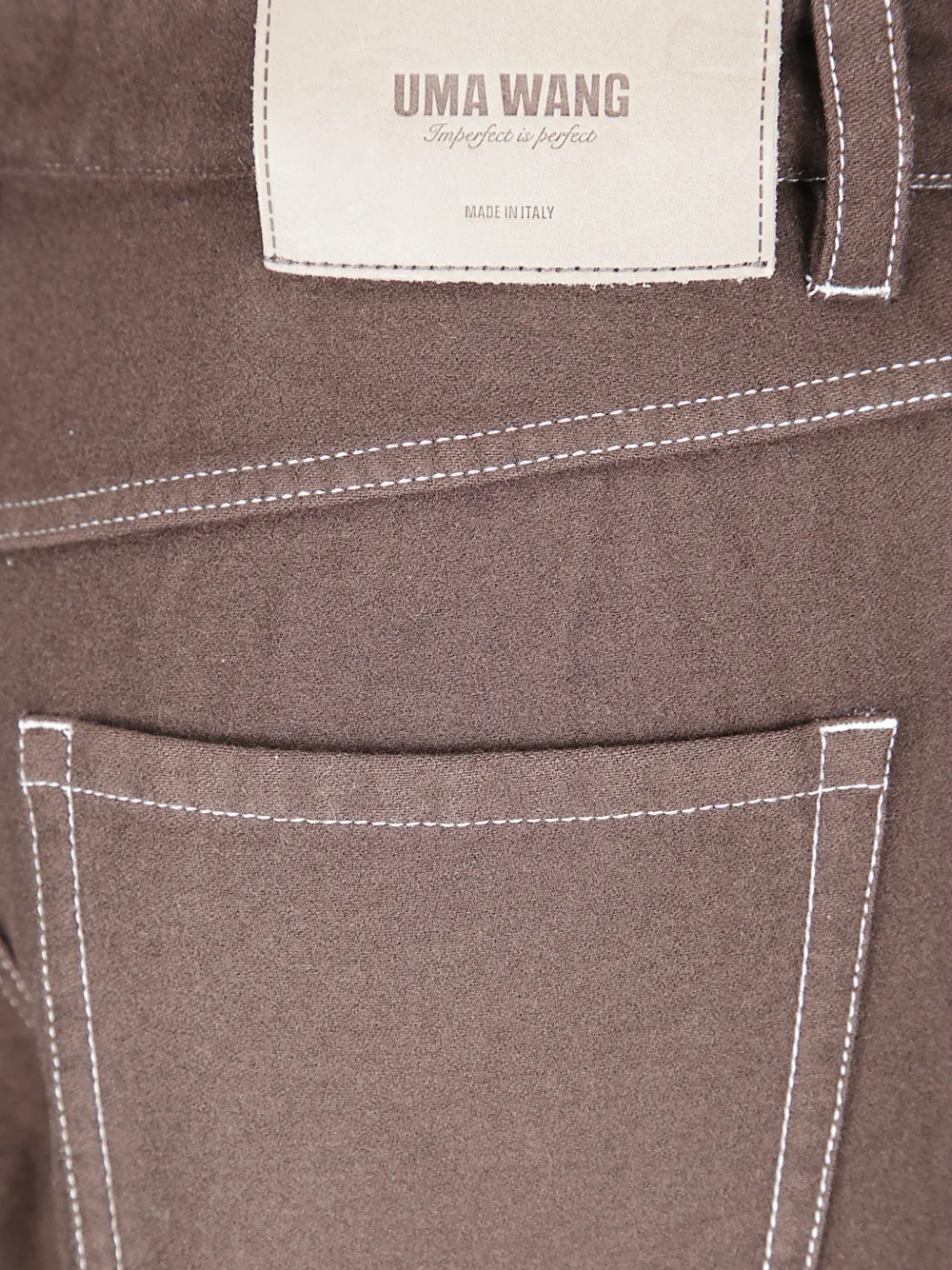 Uma Wang Phyllis straight broek Bruin
