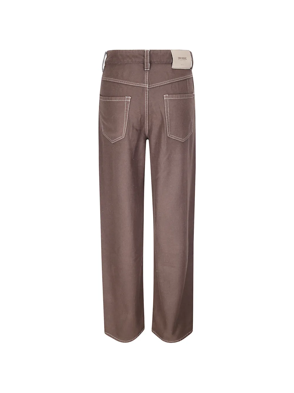 Uma Wang Phyllis straight broek Bruin
