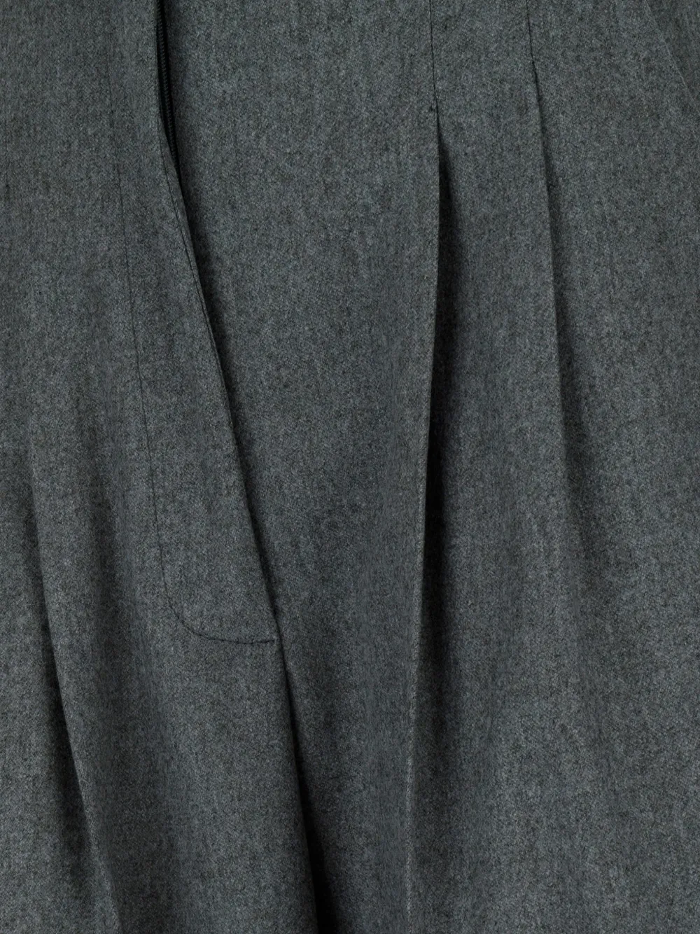 PT Torino pleated wide-leg trousers Grijs