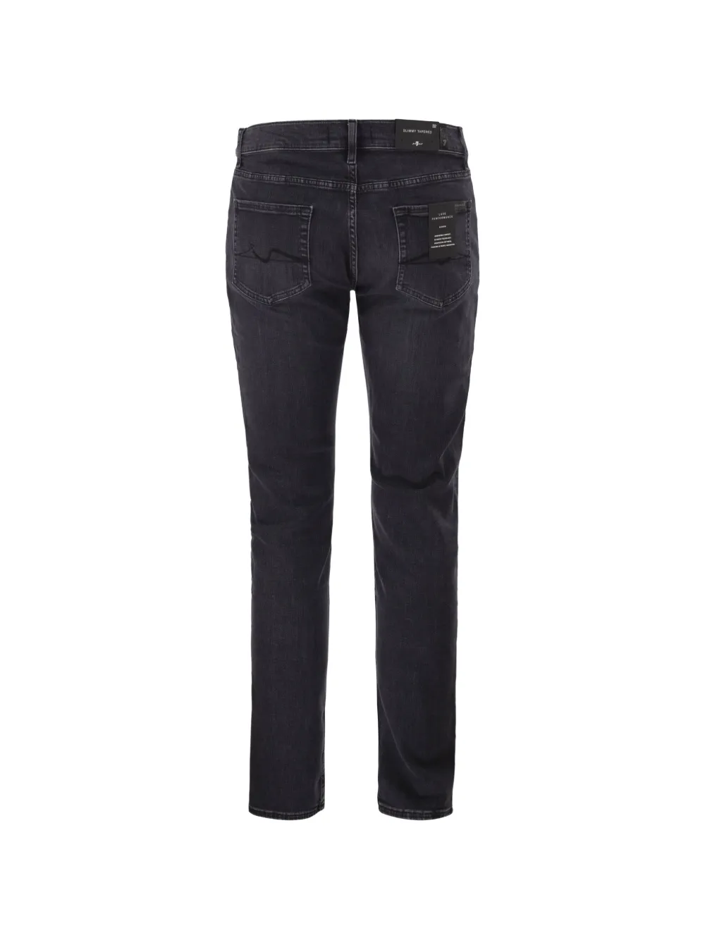 7 For All Mankind Jeans met riemlussen en knopen Zwart