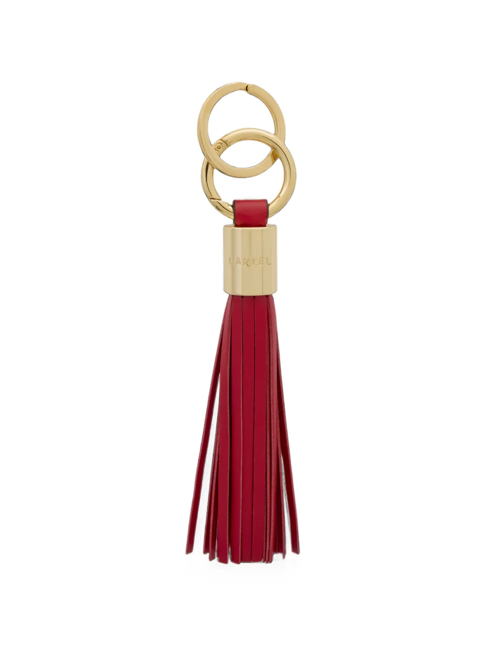 Lancel Premier Flirt sleutelhanger met kwastje Rood