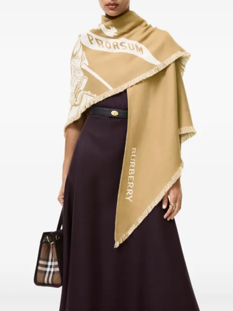 Burberry Knight wool-silk-cashmere cape