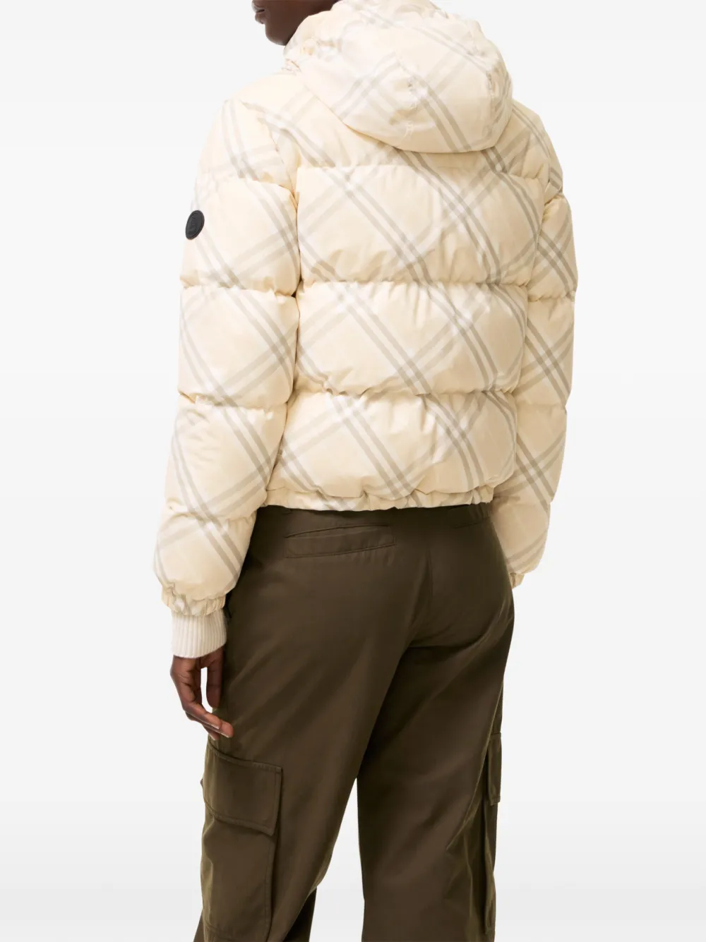 Burberry check Ambleside puffer jacket Beige