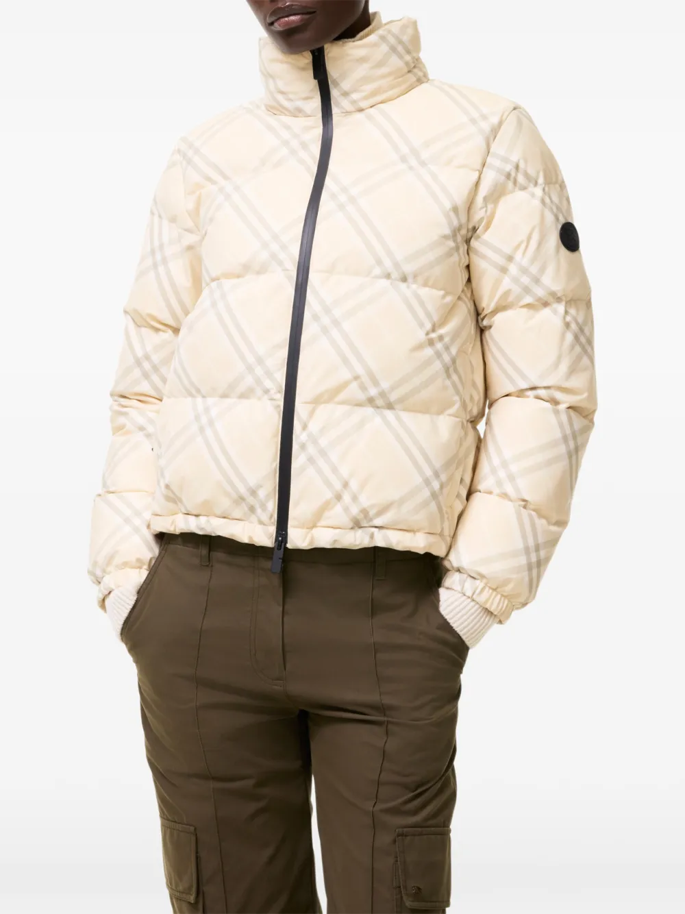 Burberry check Ambleside puffer jacket Beige