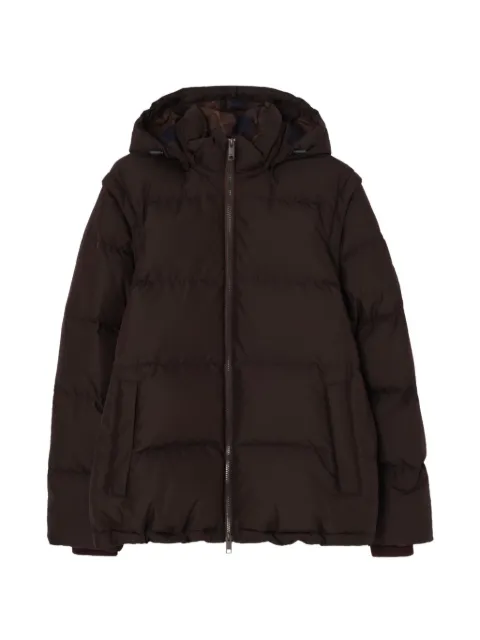 Burberry detachable-sleeve puffer jacket