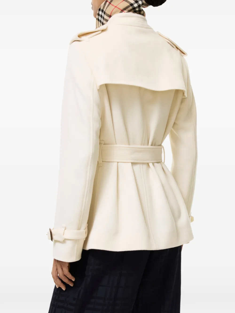 Burberry Kensington kasjmier trenchcoat Beige