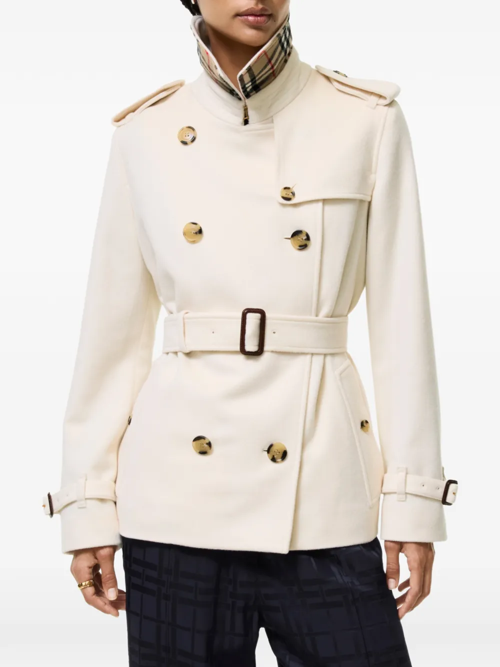 Burberry Kensington kasjmier trenchcoat Beige