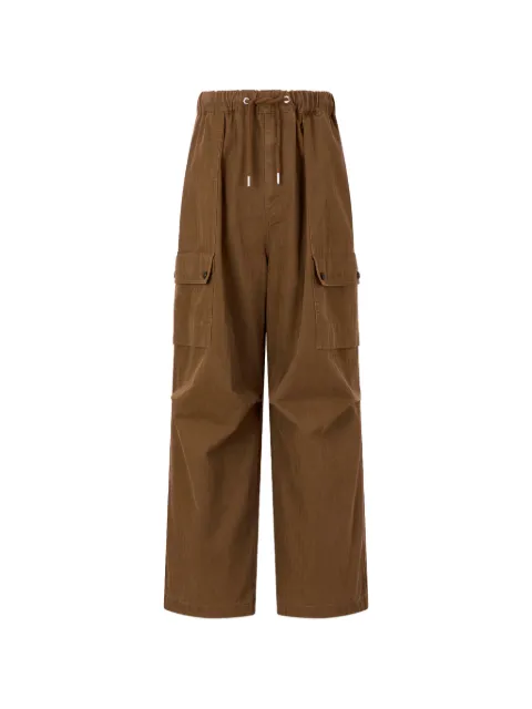 TOMBOY drawstring-waist cargo trousers