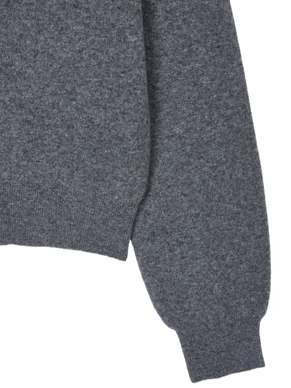 TOMBOY Trui met intarsia logo Grijs