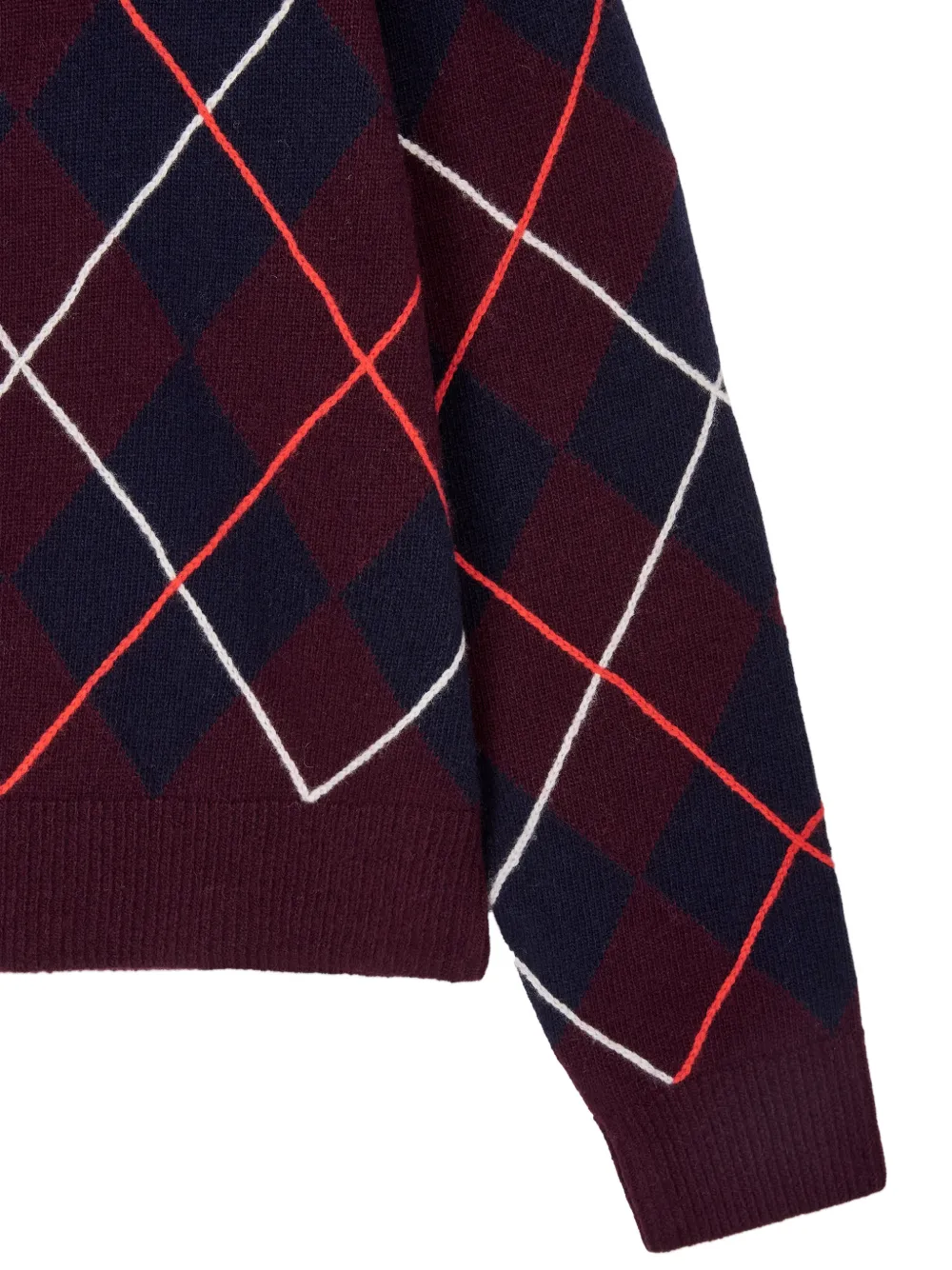 TOMBOY Trui met argyle patroon Paars