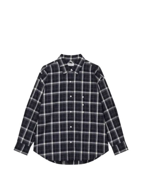 TOMBOY check-pattern convertible shirt