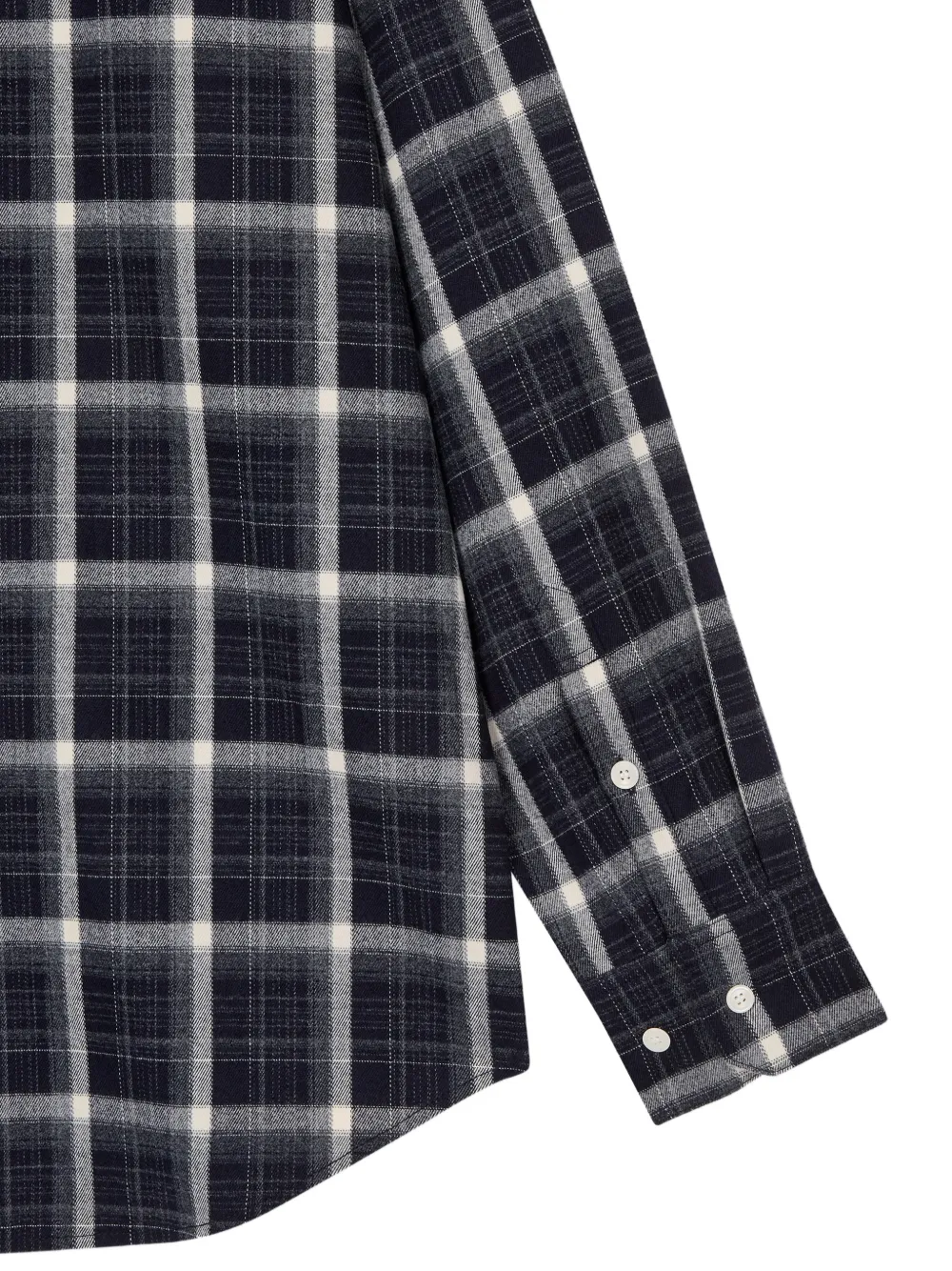 TOMBOY Geruit verstelbaar blouse Blauw