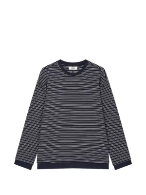 GOSHA RUBCHINSKIY Striped long-sleeve T-shirt | Blue | FARFETCH