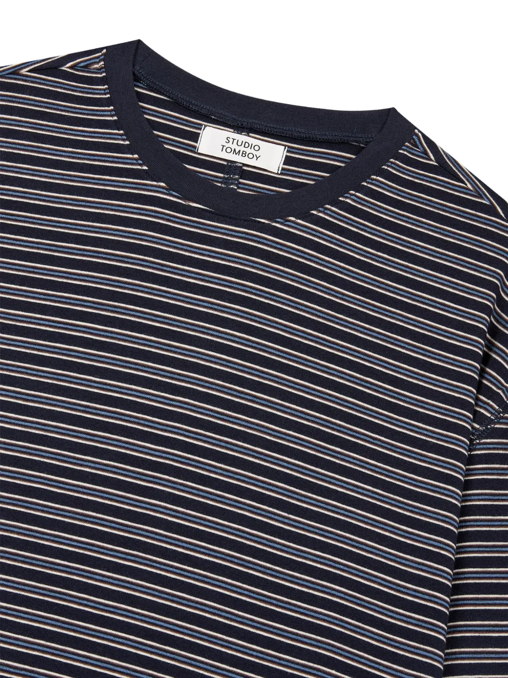TOMBOY Gestreept T-shirt met lange mouwen Blauw