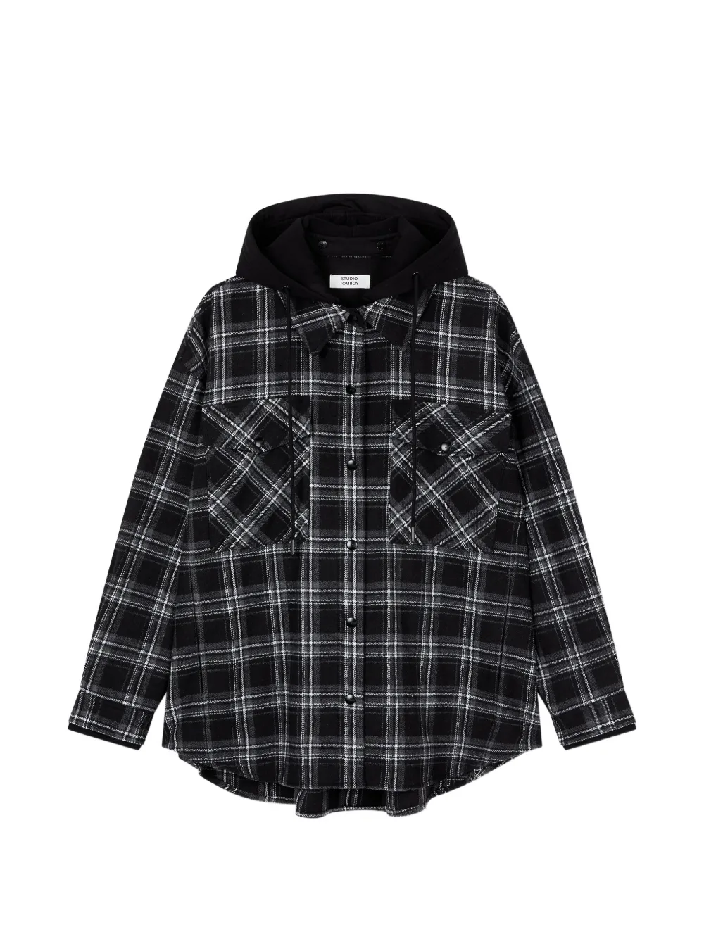 TOMBOY check-pattern shirt