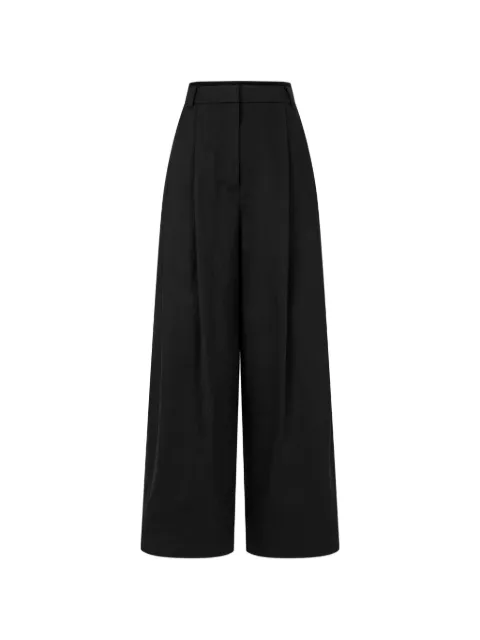 TOMBOY pintuck wide-leg trousers