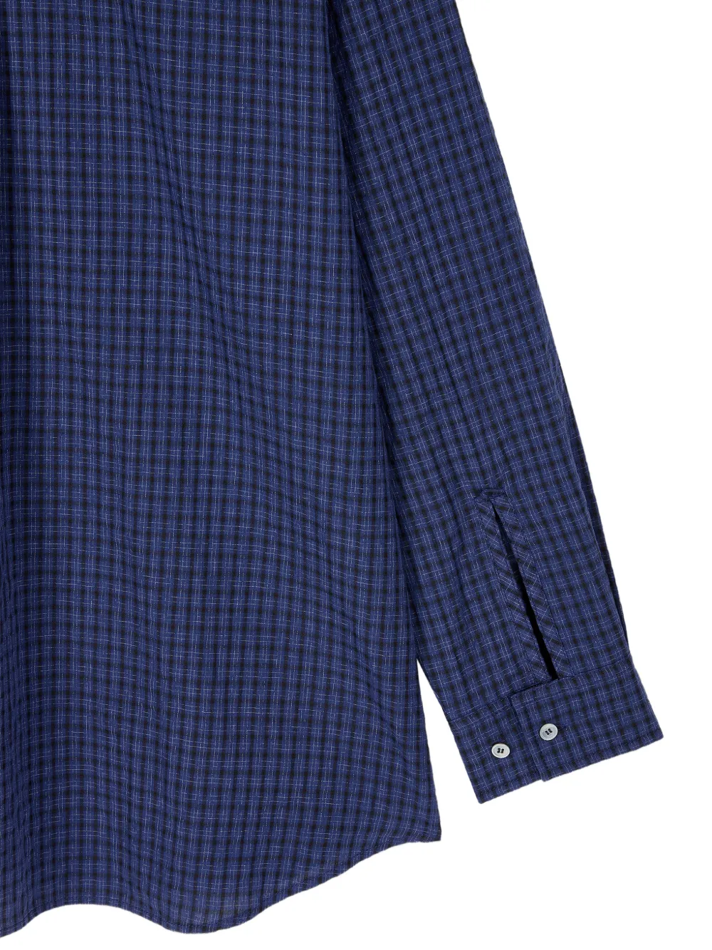TOMBOY Oversized geruite blouse Blauw